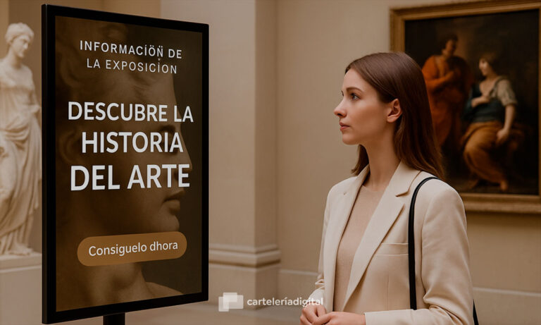 Cartelería digital en museos: enriquecer la experiencia del visitante