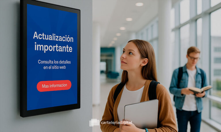 Cartelería digital en universidades: transforma la comunicación en el campus